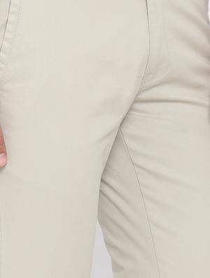 grey cotton chinos - 15902920 - Standard Image - 4