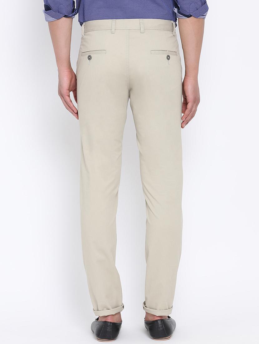grey cotton chinos - 15902920 - Zoom Image - 3