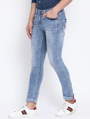 blue denim washed jeans - 15902935 - Standard Image - 2