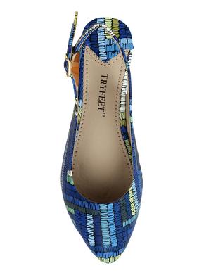 blue back strap sandals - 15903084 - Standard Image - 4