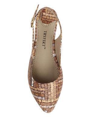 brown back strap sandals - 15903085 - Standard Image - 4