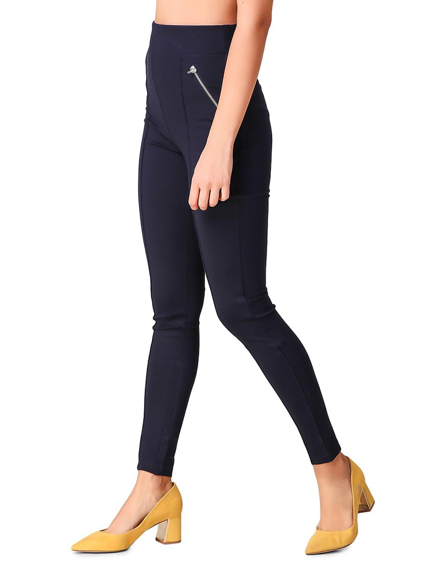 zipper detail high rise jegging - 15903295 - Zoom Image - 2
