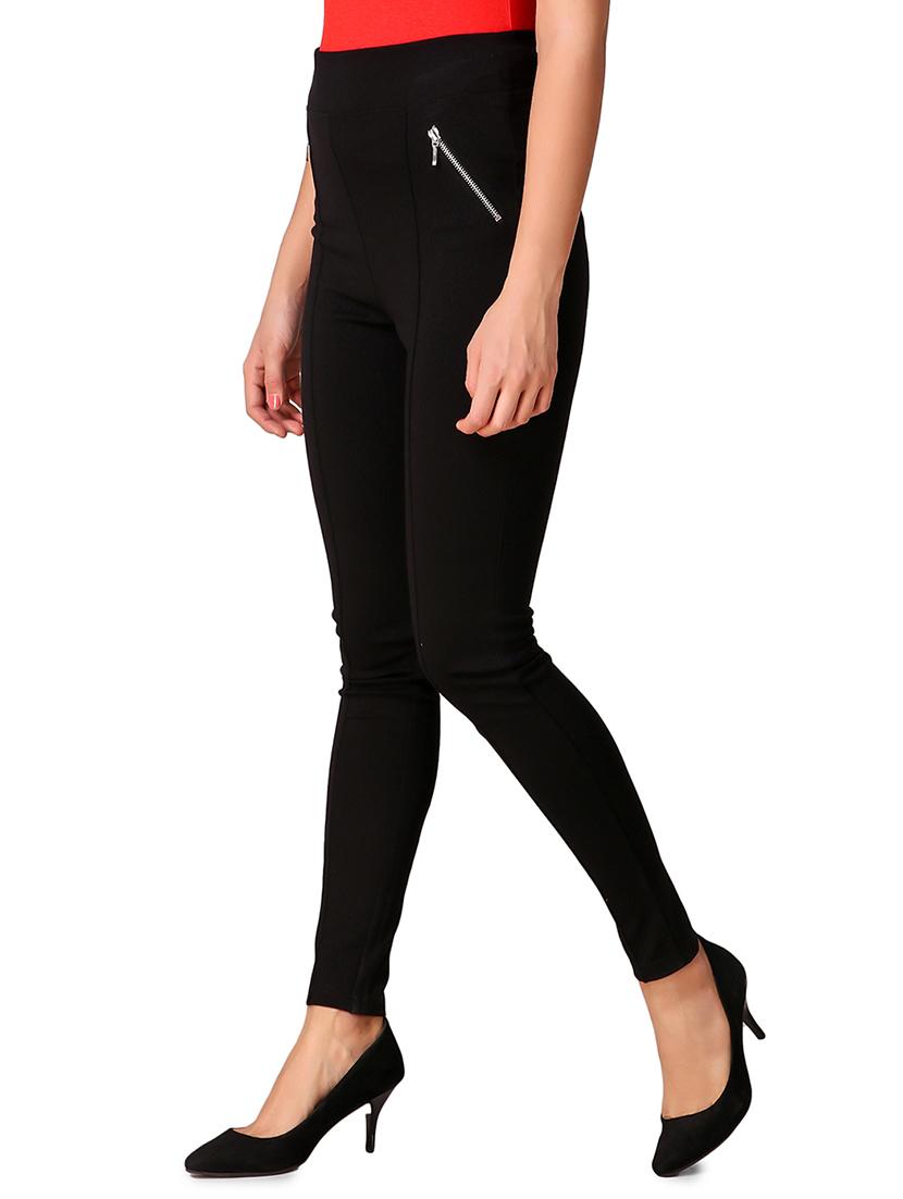 zipper detail high rise jegging - 15903296 - Zoom Image - 2