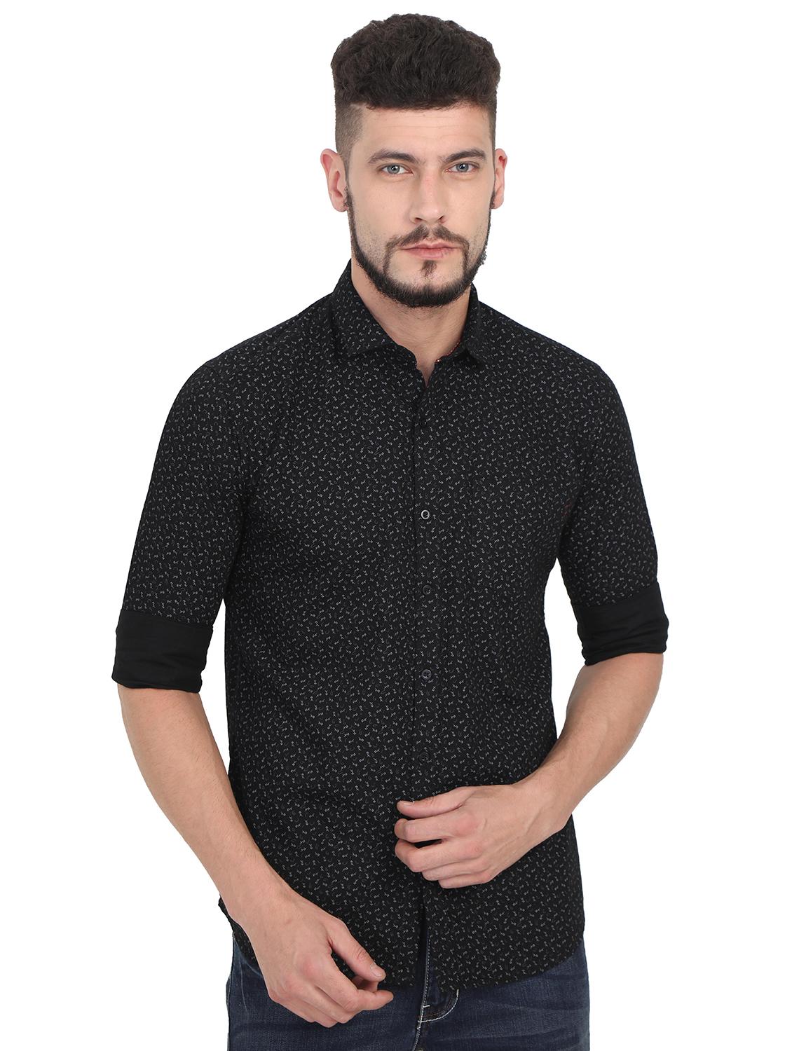 black printed casual shirt - 15903316 - Zoom Image - 1