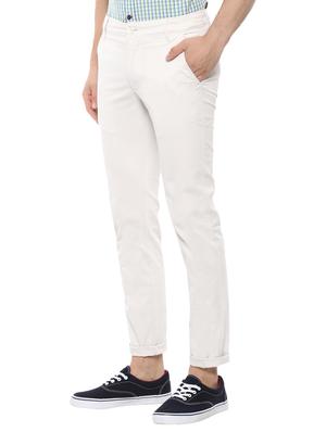white cotton chinos - 15903849 - Standard Image - 2