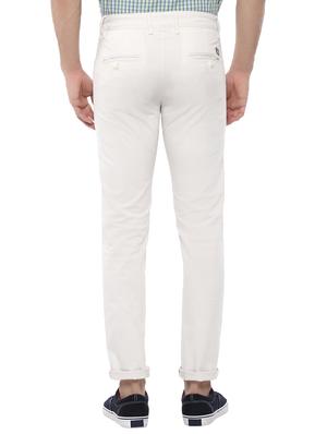 white cotton chinos - 15903849 - Standard Image - 3