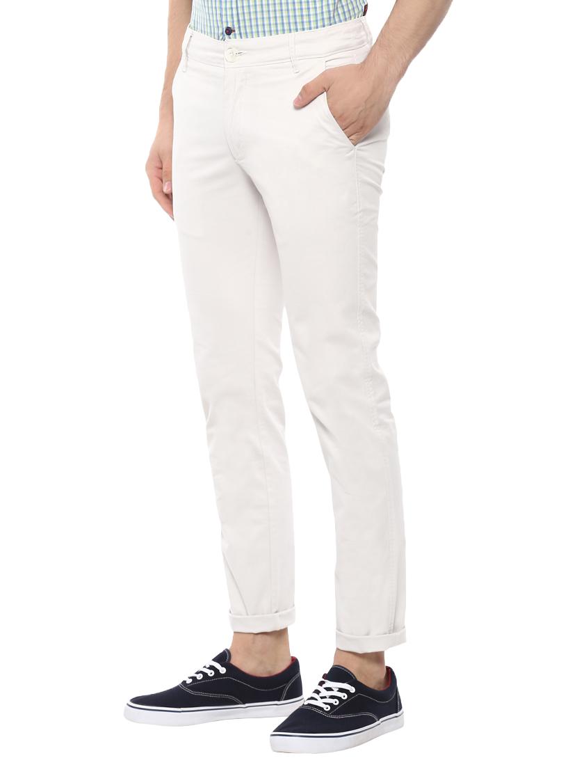 white cotton chinos - 15903849 - Zoom Image - 2