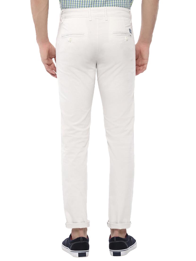 white cotton chinos - 15903849 - Zoom Image - 3