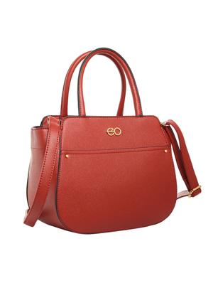 red leatherette (pu) regular satchel - 15903935 - Standard Image - 4