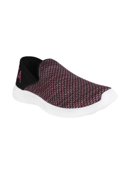 maroon slip on sports shoes - 15903977 - Standard Image - 1