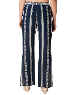 drawstring waist side slit trouser - 15904071 - Standard Image - 3