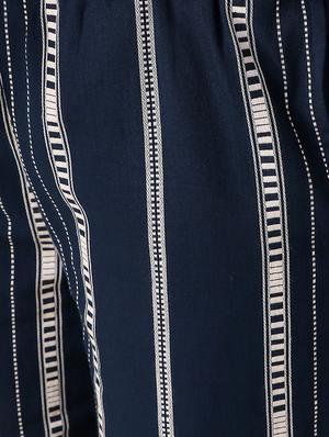 drawstring waist side slit trouser - 15904071 - Standard Image - 5