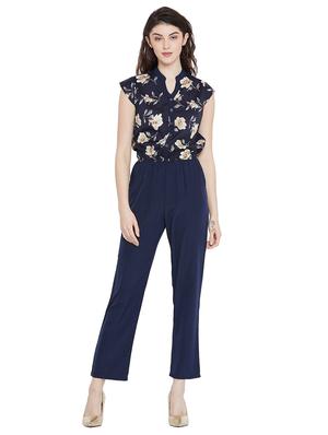 button detail floral jumpsuit - 15904242 - Standard Image - 4