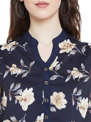 button detail floral jumpsuit - 15904242 - Standard Image - 5