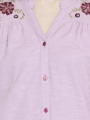 straight embroidered kurta - 15904256 - Standard Image - 4