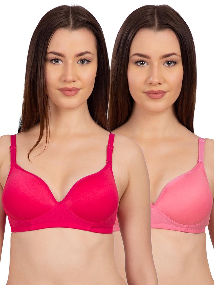 set of 2 solid t-shirt bras - 15904315 - Zoom Image - 1