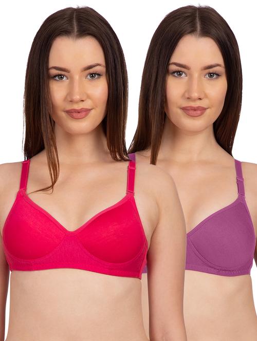 set of 2 solid t-shirt bras - 15904430 - Standard Image - 1