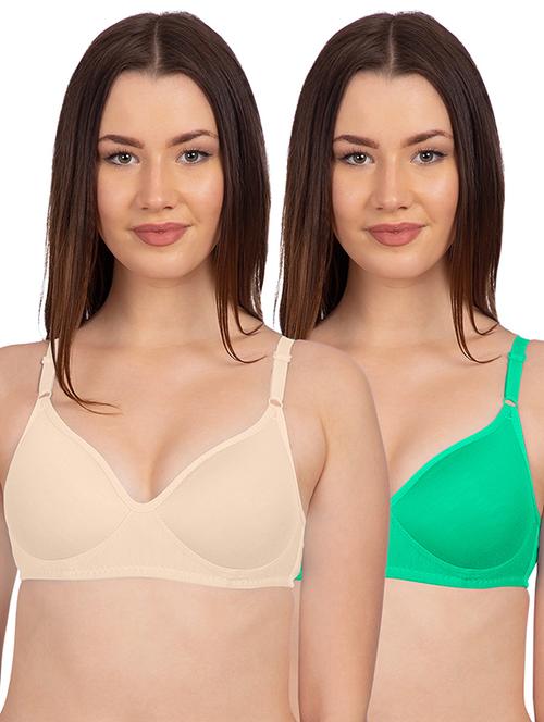 set of 2 solid t-shirt bras - 15904436 - Standard Image - 1
