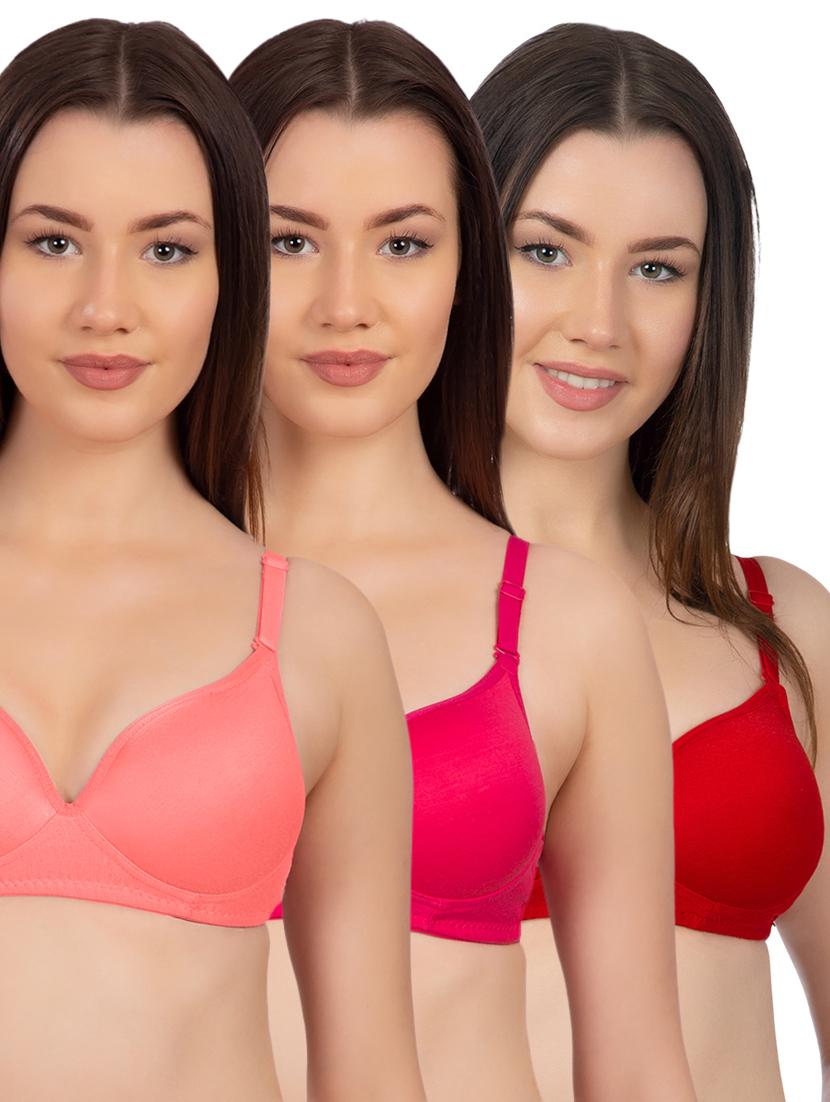 set of 3 solid t-shirt bras - 15904449 - Zoom Image - 1