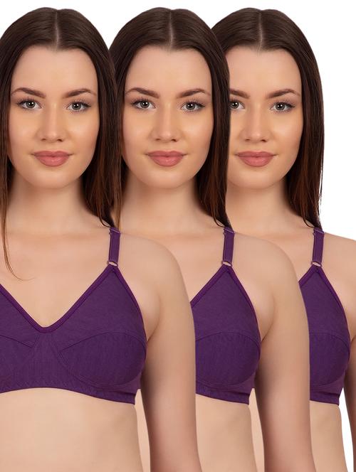 set of 3 solid t-shirt bras - 15904458 - Standard Image - 1