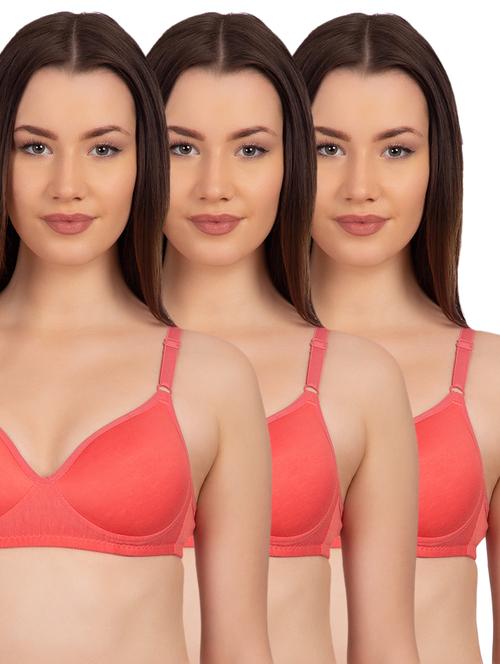 set of 3 solid t-shirt bras - 15904495 - Standard Image - 1