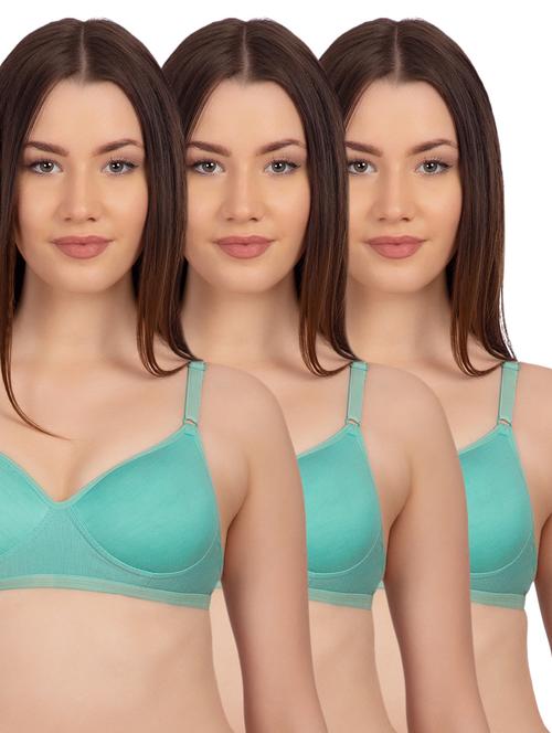 set of 3 solid t-shirt bras - 15904516 - Very Small Image - 1