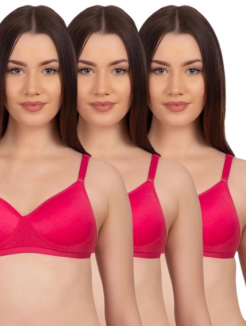 set of 3 solid t-shirt bras - 15904518 - Very Small Image - 1