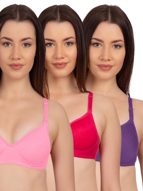 set of 3 lightly padded bras - 15904567 - Standard Image - 1