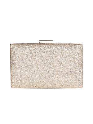 gold polyester regular clutch - 15904608 - Standard Image - 2