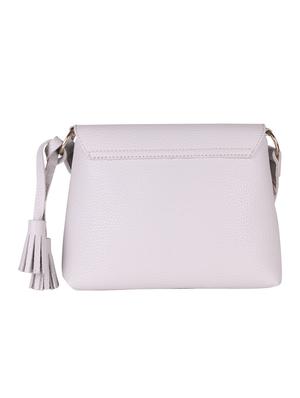 white leatherette (pu) regular sling bag - 15905093 - Standard Image - 2
