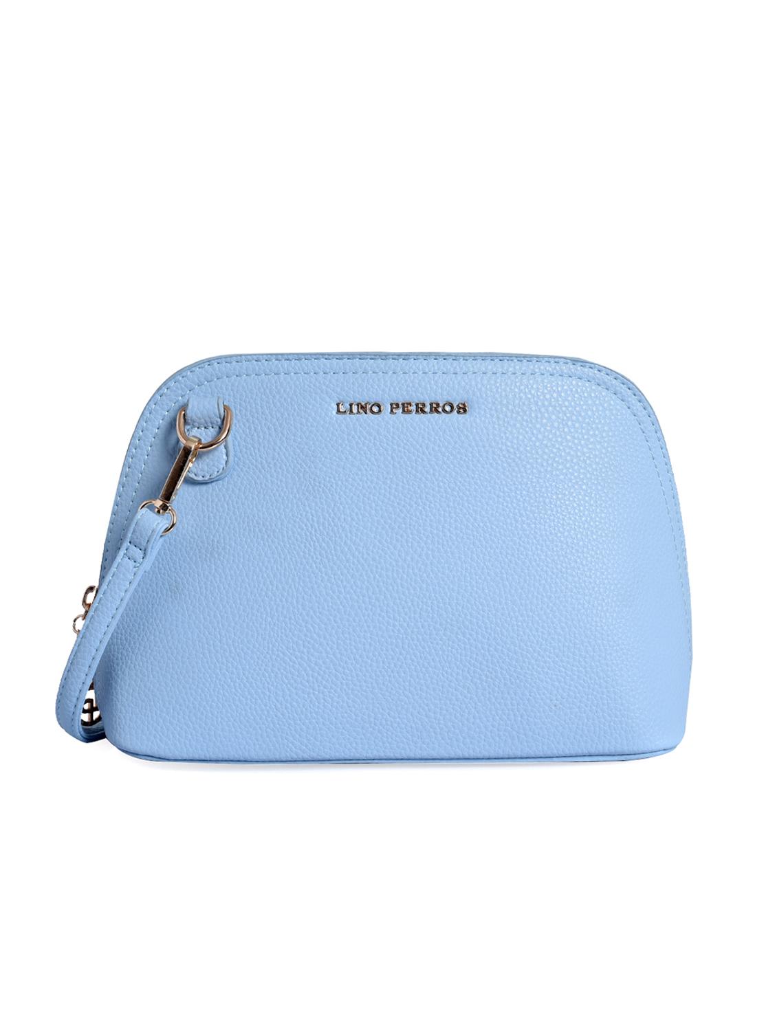 blue leatherette (pu) regular sling bag - 15905320 - Zoom Image - 1