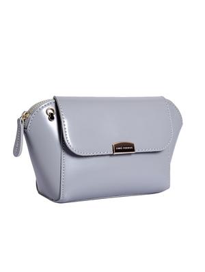 white leatherette (pu) regular sling bag - 15905351 - Standard Image - 4