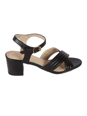 black back strap sandals - 15905806 - Standard Image - 2
