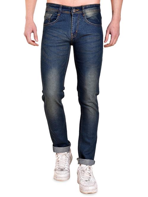 blue denim washed jeans - 15906546 - Standard Image - 1