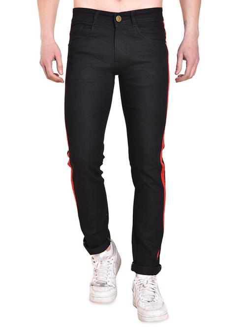 black denim plain jeans - 15906551 - Standard Image - 1