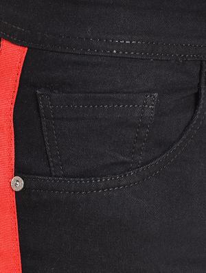 black denim plain jeans - 15906551 - Standard Image - 5