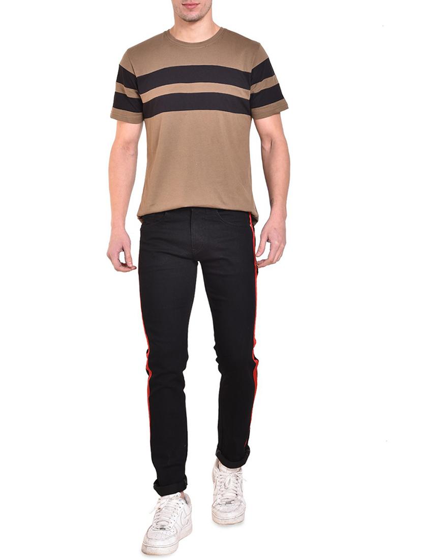 black denim plain jeans - 15906551 - Zoom Image - 4