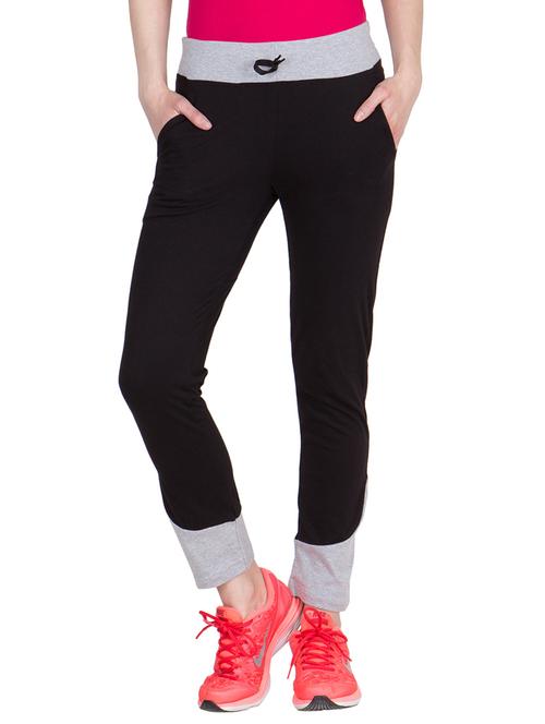 drawstring waist solid track pants - 15906599 - Standard Image - 1