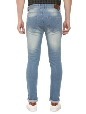 blue cotton washed jeans - 15907146 - Standard Image - 2
