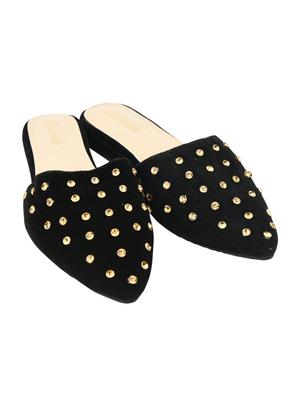 black slip on mules - 15908558 - Standard Image - 3