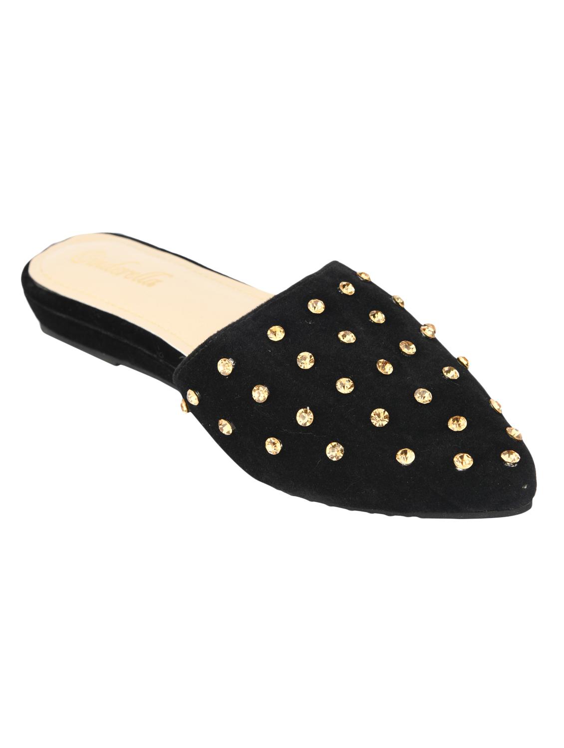 black slip on mules - 15908558 - Zoom Image - 1