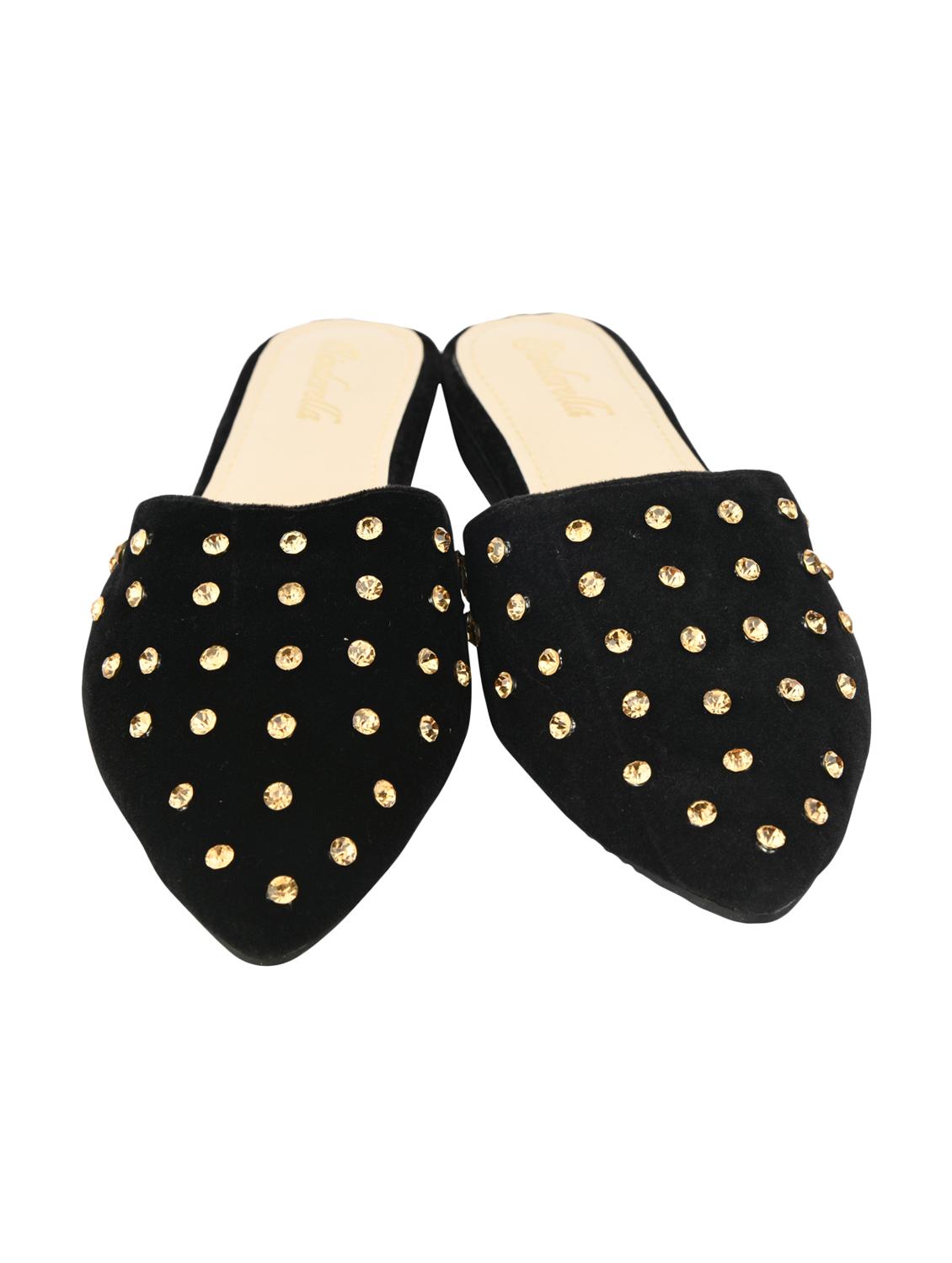 black slip on mules - 15908558 - Zoom Image - 4