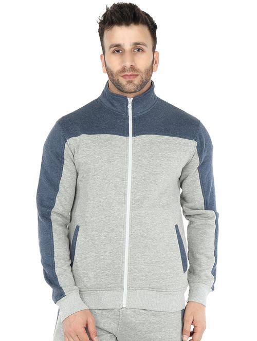 grey cotton sweatshirt - 15908772 - Standard Image - 1