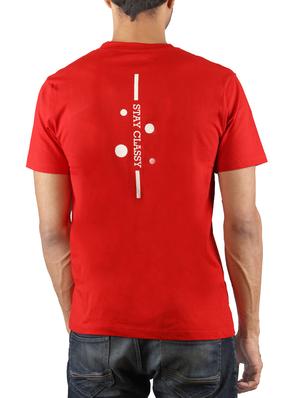 red cotton back print tshirt - 15908983 - Standard Image - 3