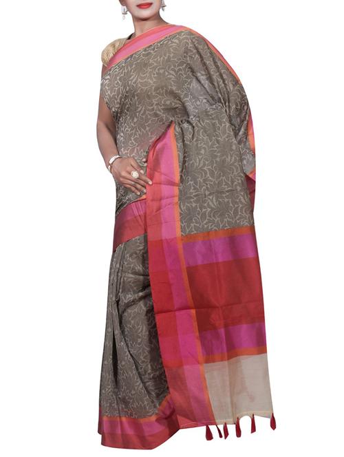 self design banarasi saree with blouse - 15909321 - Standard Image - 1