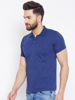 blue cotton pocket t-shirt - 15910027 - Standard Image - 2