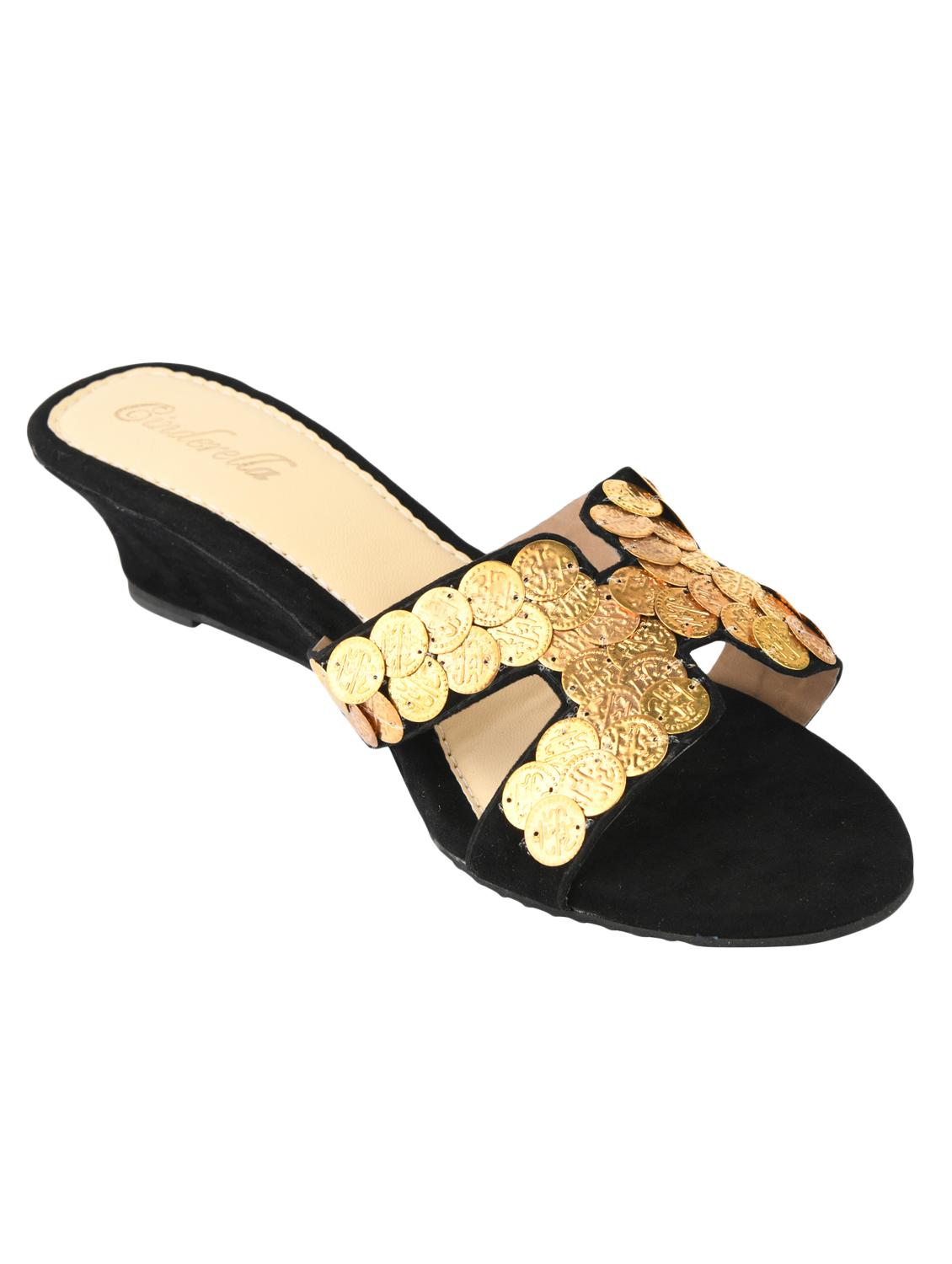 black slip on wedges - 15910322 - Zoom Image - 1