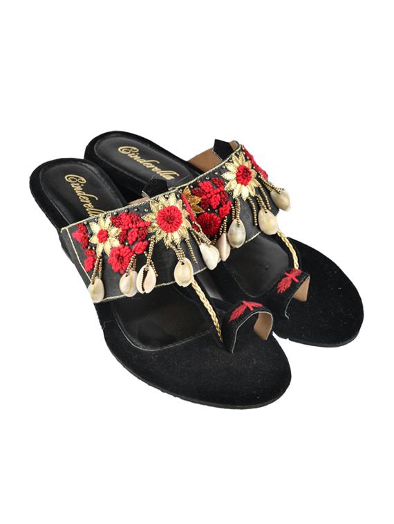 black one toe wedges - 15910328 - Zoom Image - 3