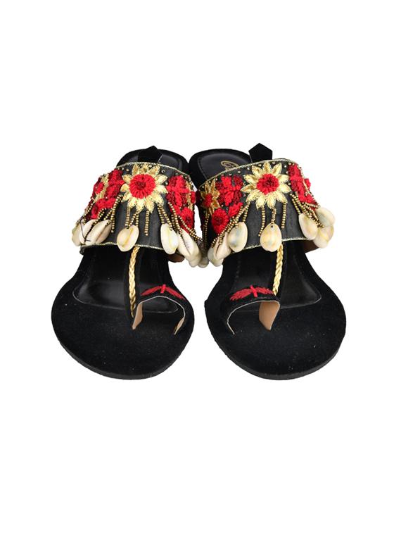 black one toe wedges - 15910328 - Zoom Image - 4