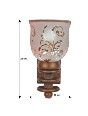 lakshya decorative colorful sconce glass wall lamp light with designer fitting dx30 - 15910368 - Standard Image - 4